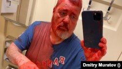 Дмитрий Муратов после нападения