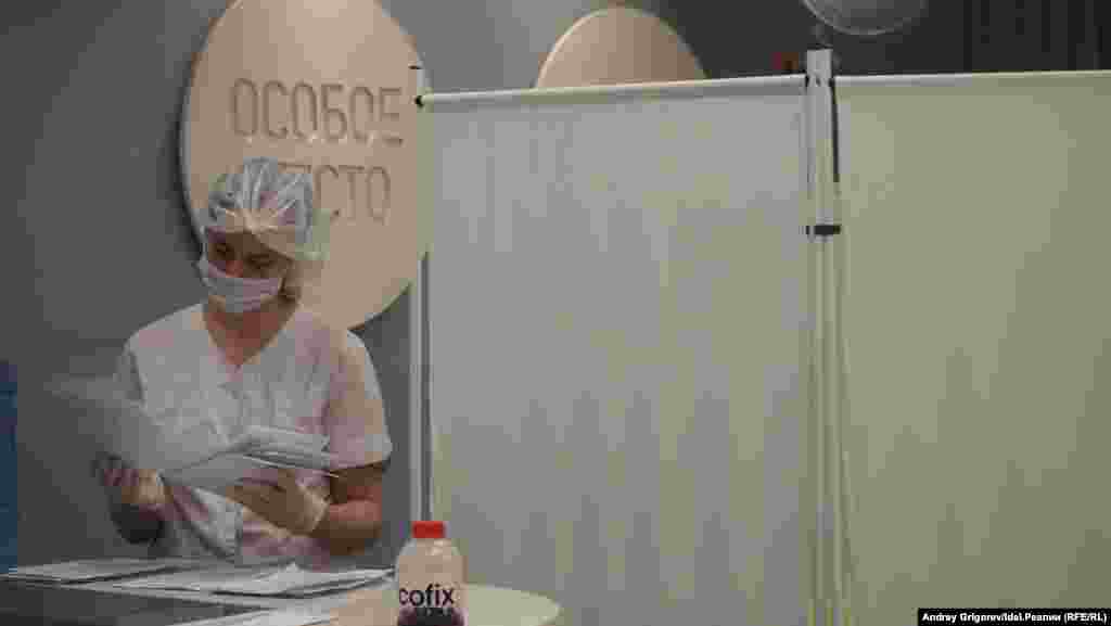 Кабинет вакцинации в "Меге".&nbsp;