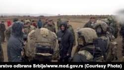 Stërvitja e përbashkët ushtarake të Ushtrisë së Serbisë dhe të Shteteve të Bashkuara, Pozharevc, 26 nëntor 2021. Fotografi ilustruese.