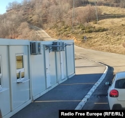 Postblloku i Policisë së Serbisë pas daljes nga territori i Kosovës.