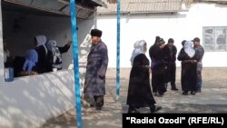 Во дворе дома Каримовых