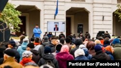 Protest la Procuratură organizat de Partidul Șor, 18 Noiembrie, 2022.