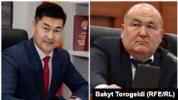 Шайлообек Атазов жана Жеңишбек Токторбаев.