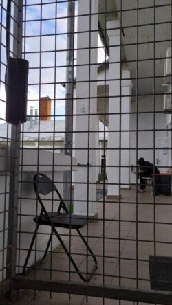 Вид из одиночной камеры Амины Герихановой