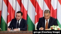 ირაკლი ღარიბაშვილი და ვიქტორ ორბანი