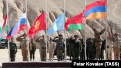 ЖККУнун биргелешкен машыгууларынын бири. 2021-жыл. Архив. 