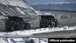 На месторождении Кумтор. 13 ноября 2021 года.
