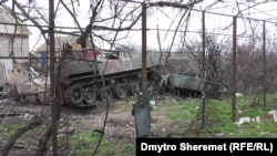 Tehnică militară distrusă, mărturia confruntărilor de la Pravdine.