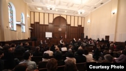 ჯგუფური ძალადობის საქმეზე დაკავებული 11 დემონსტრანტის სასამართლო პროცესი, 5 მარტი, 2025 წელი.