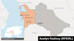 Карта Туркменистана 