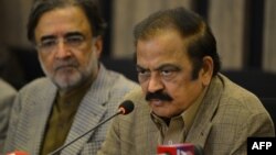 د پاکستان کورنيو چارو وزیر رانا ثنا الله (انځور له ارشیفه) 