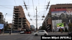 Ndërtesa e Shtabit të Përgjithshëm në Beograd.