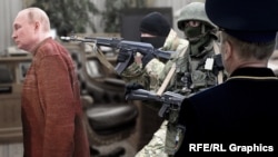 Владимир Путин, коллаж.