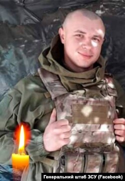 Militarul ucrainean Vitali Skakun, care a aruncat în aer podul Henicheski și a murit.