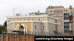 რუსეთის ე.წ. საელჩო ცხინვალში. 27 იანვარი, 2023.