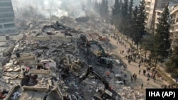 Кахраманмарашта кыйраган үйлөр. 11-февраль, 2023-жыл.