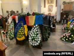 Разьвітаньне з Эдуардам Лобавым у Варшаве, 11 лютага 2023 году