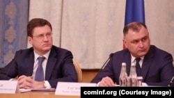 Александр Новак и Алан Гаглоев