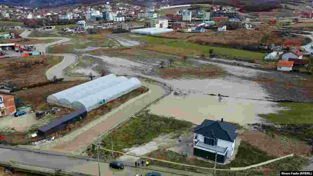 Gjendja në Llaushë të Skenderajt, pas vërshimeve.
