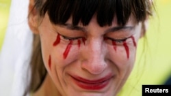 Protests Erupt Around The Globe Against Russia's Invasion Of Ukraine