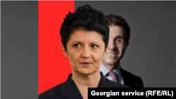 Тея Цулукиани и Бидзина Иванишвили (коллаж)