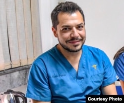 Nikola Brzanov, kryetar i Klubit të Mjekëve të Rinj në Maqedoninë e Veriut.