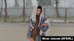 Një shtetas i huaj në Sarajevë, i cili dyshohet se është anëtar i kultit Lev Tahor. 28 janar 2022.