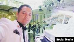 Кыргызстанский джазовый музыкант, пианист Викрам Рузахунов.