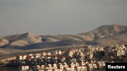 Иордандын Батыш жээгиндеги жөөт конуштарынын бири. 15-февраль, 2017-жыл.