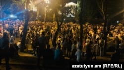 Ереванда өткөн митинг. 14-сентябрь, 2022-жыл.