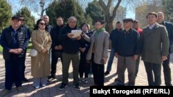 "Кыргызстан бириккен демократиялык кыймылынын" алгачкы жыйыны. 2022-жылдын 31-марты. 