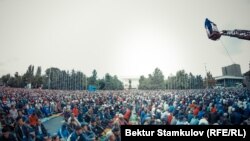 Курман Айтта тартылган сүрөт. Бишкек.