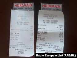 Fatura e blerjes së ilaçit të njëjtë në barnatore të ndryshme.