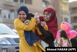 Жанчыны ў традыцыйных мусульманскіх галаўных уборах, Эгіпэт