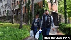 Migranti u Velikoj Kladuši, maj 2018.