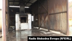 Инсинератор во депонијата Дрисла.