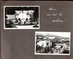 «Крим, який ти гарний!» (авторський підпис). Крим, вересень 1933 року. Фото Александра Вінербергера, публікується вперше. Надано власником авторських прав Самарою Пірс