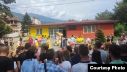 Прием на првачиња на 1 септември, 2022 година во ОУ „Братство Миѓени“, Тетово