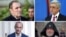 Сверху вниз и слева направо: бывшие президенты Армении Левон-ТерПетросян, Серж Саргсян, Роберт Кочарян и Католикос всех армян Гарегин Второй