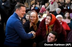 Олег Ляшко під час відвідин Кіровоградщини у рамках всеукраїнського туру на підтримку його кандидатури на пост президента України