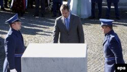 Premijer Srbije Aleksandar Vučić u Memorijalnom centru Potočari