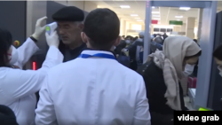 Процедура термоскрининга на грузино-азербайджанской границе