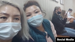 Махбурат менен Чолпон полиция бөлүмүндө