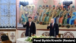 Кытайдын төрагасы Си менен Орусиянын президенти Путин Москвада, 21-март, 2023-жыл.