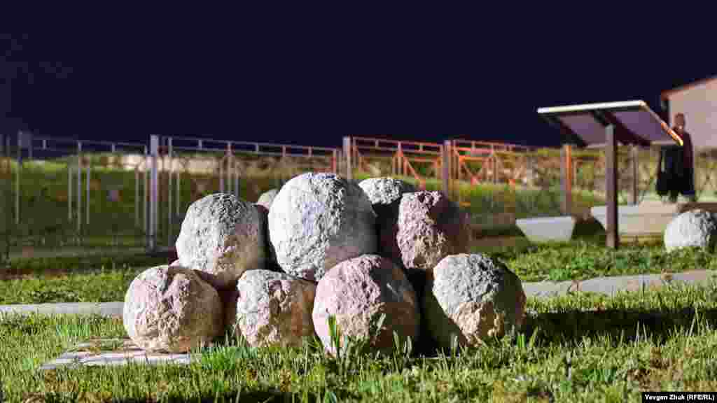 Кам'яні ядра для баліст &ndash; візантійських метальних машин