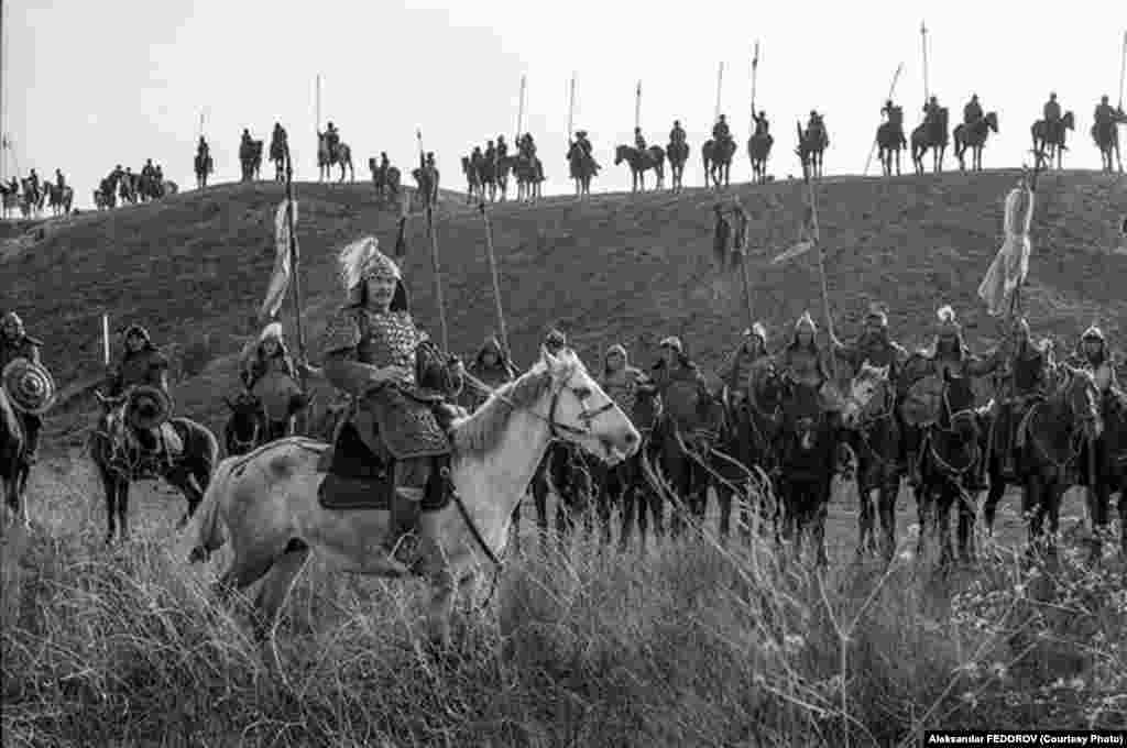 Манастын 1000 жылдыгына карата көркөм тасма тартуу учуру.&nbsp;1995-жыл.