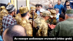 Тело одного из погибших таджикских военнослужащих передали родным. Фото из соцсетей