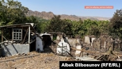 Каргашадан кийинки көрүнүш. Баткендин Достук айылы. 

