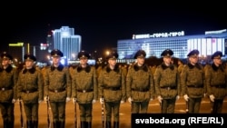 Рэпэтыцыя параду на 9 траўня ў Менску, 6 красавіка 2020 году