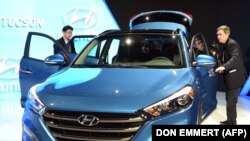 Автомобіль марки Hyundai, фото ілюстративне